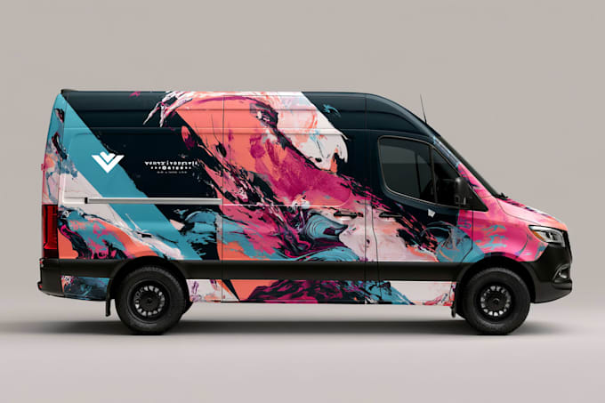 car wrap, truck wrap or van wrap design