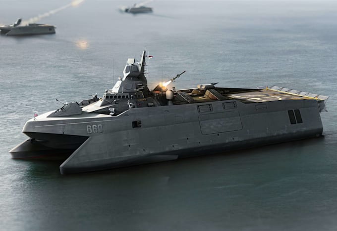 custom 3d boat model 3d ship cad model rc boat render hull modeling 3dbody kit
