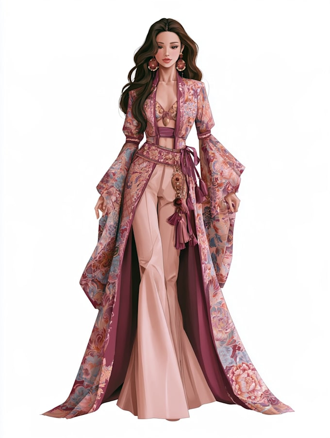 draw a fashion illustration