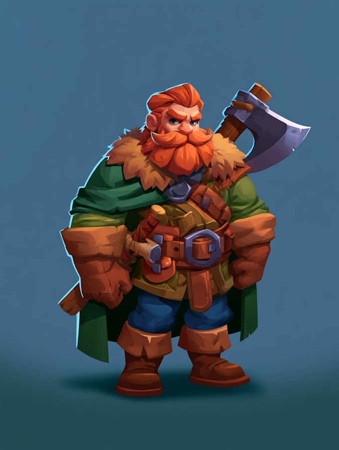 design stylized 2d game characters