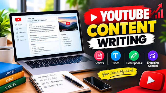 write catchy social media captions and youtube descriptions