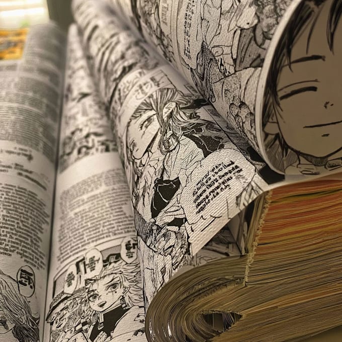 draw a unique comic book page or manga page