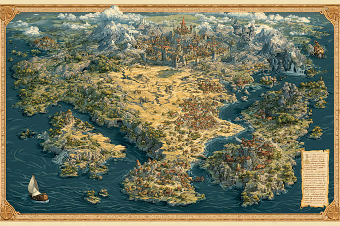 design great map in quality vector illustration