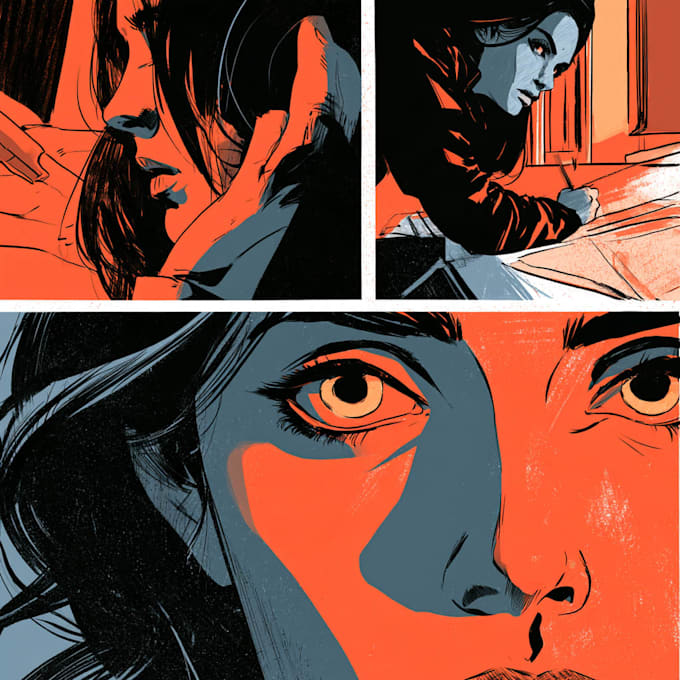 comic book illustration with comic book illustrator
