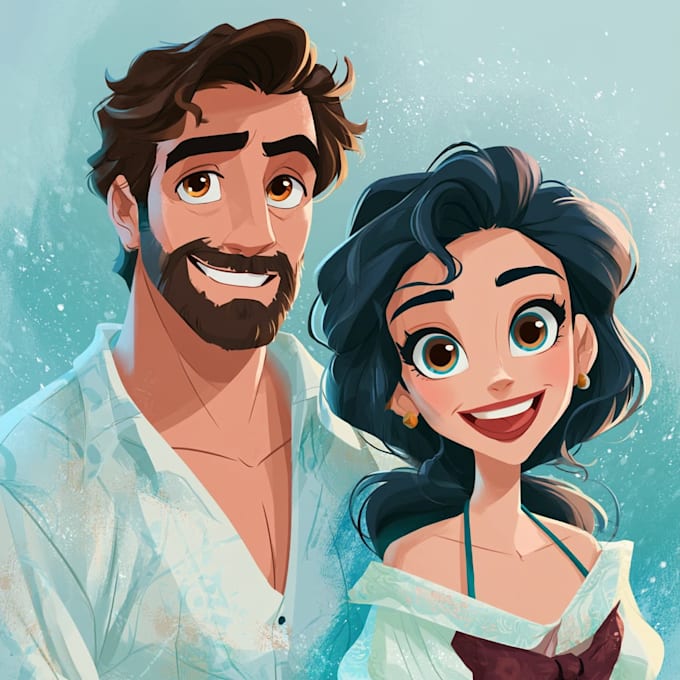 do disney cartoon portrait