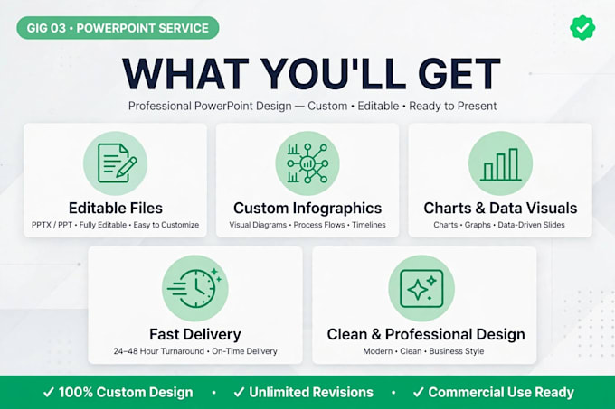 create modern and creative powerpoint presentation design