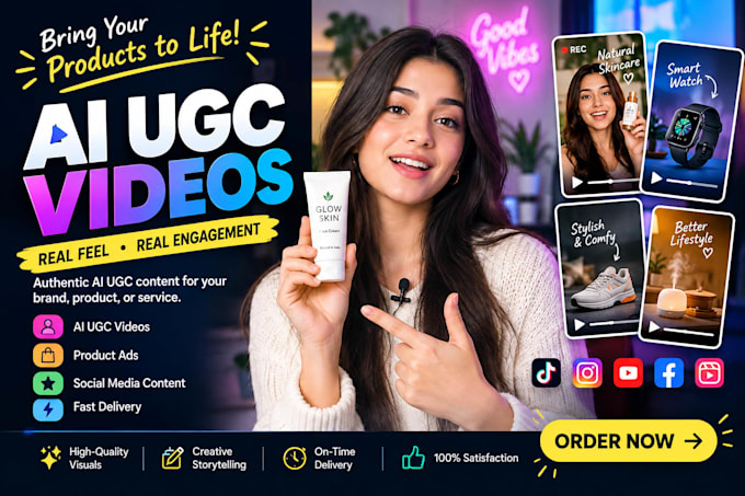 create ai videos, ai ugc, product ads