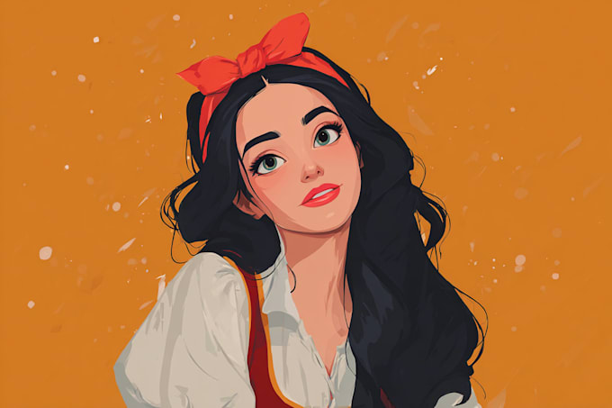draw cute cartoon portrait