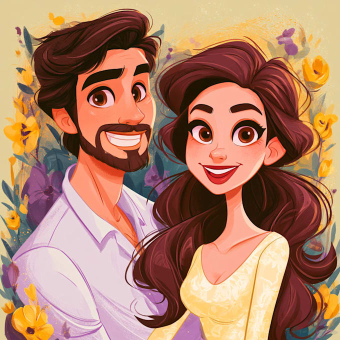 do disney cartoon portrait