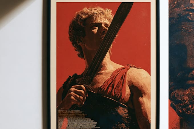 create action packed movie poster, film poster design
