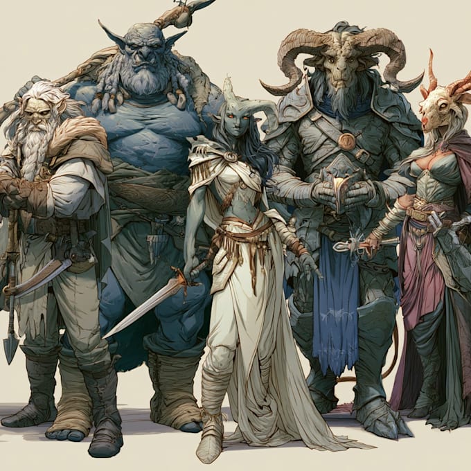 draw character illustration and custom character art