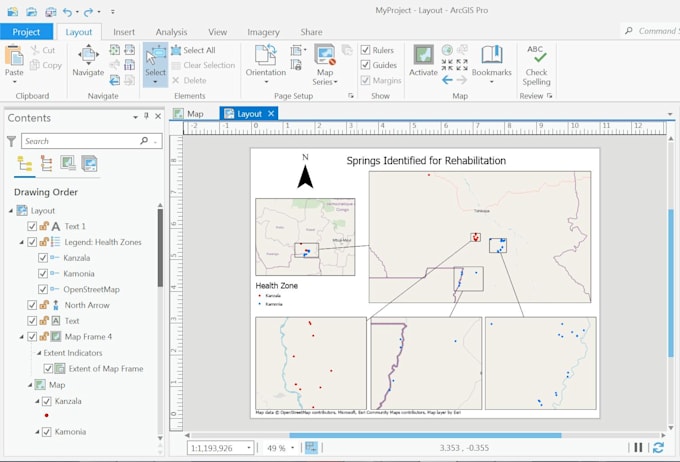 perform geospatial analysis and cartographic services