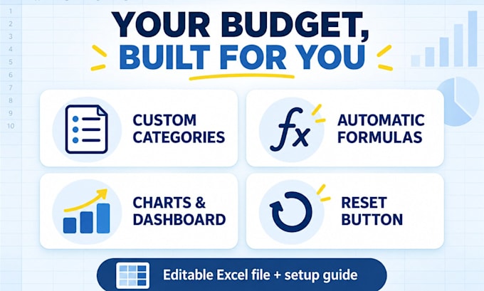 create a personalized excel budget tracker