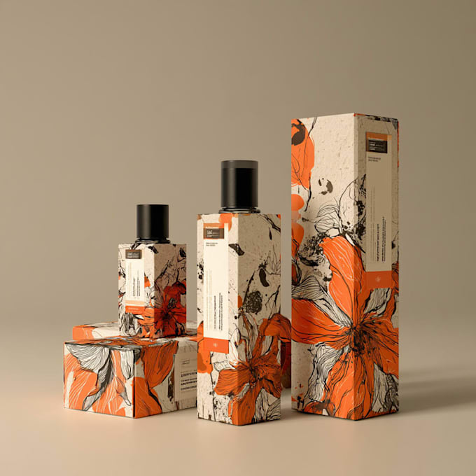 design a minimalistic and clean product packaging