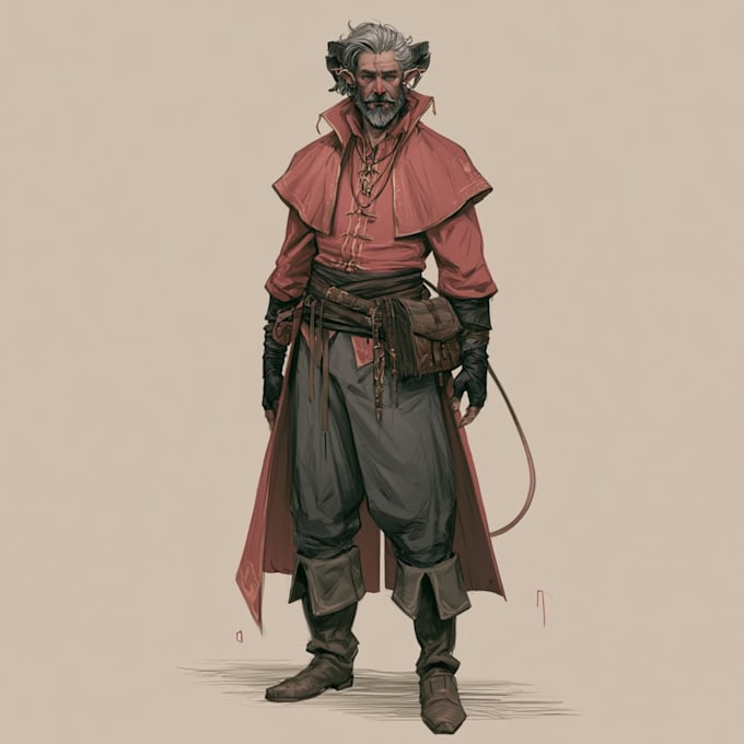 draw your dnd art or ttrpg character design or illustration
