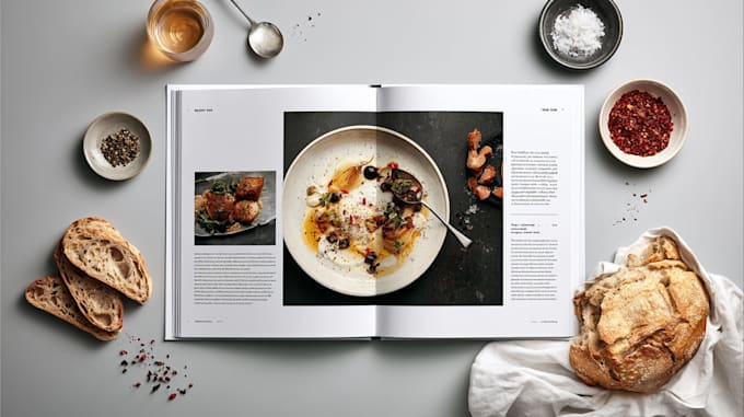 create a beautiful custom cookbook design