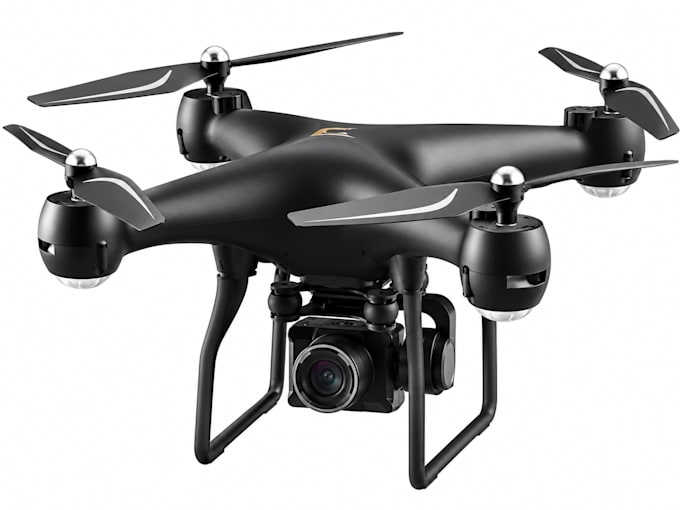 3d drone model, uav 3d model, quadcopter 3d model