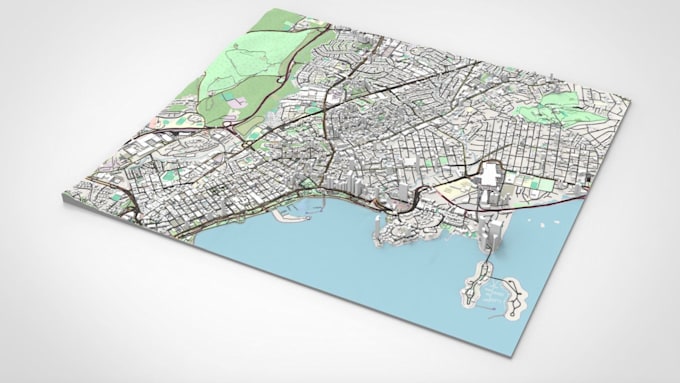 detailed architectural model from survey point, land survey data to 3d surface