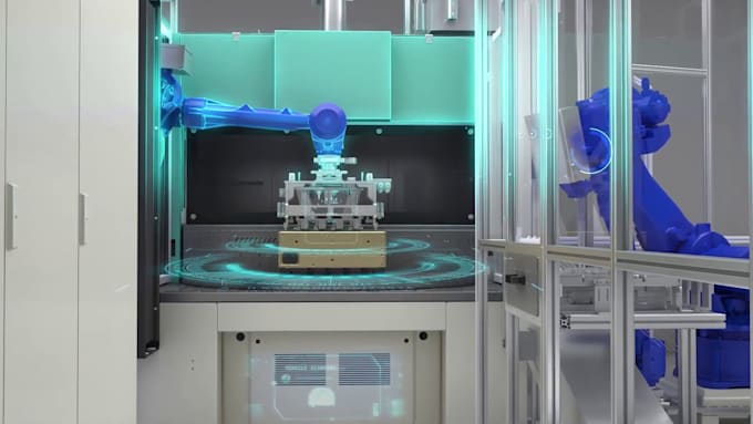 create 3d oil and gas process, refinery and equipment animation