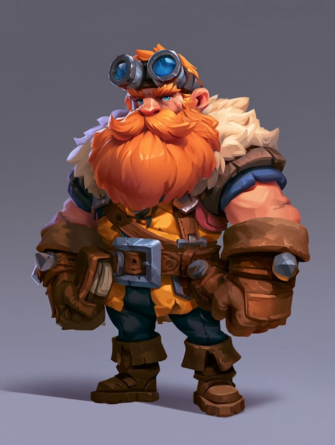 draw 2d game character or game character