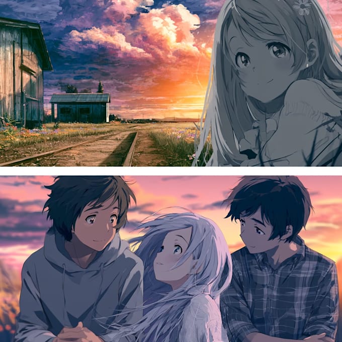 draw anime couple characters