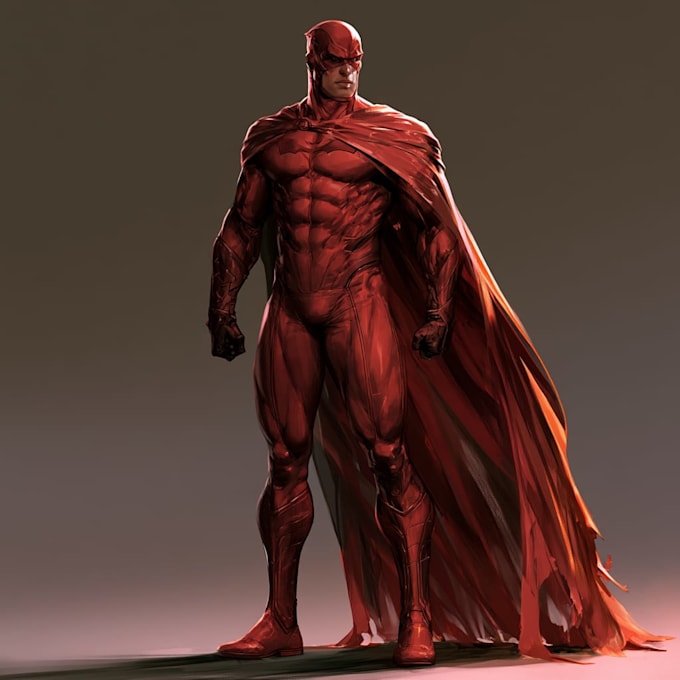 superhero character for comics