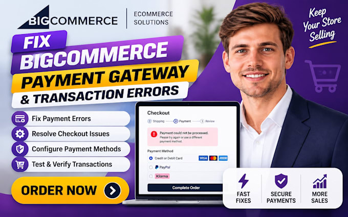 fix bigcommerce payment gateway checkout transaction errors