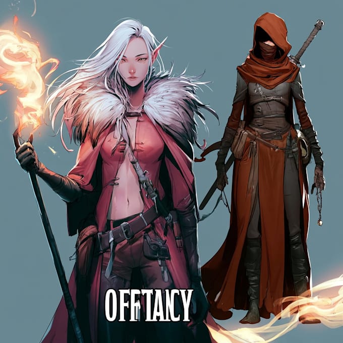 create custom dnd, rpg, and character art