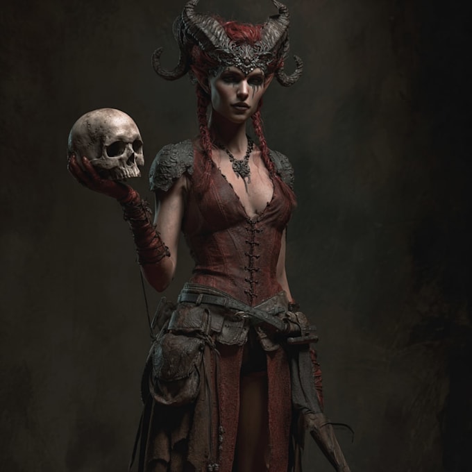 create creepy monsters and dark fantasy characters