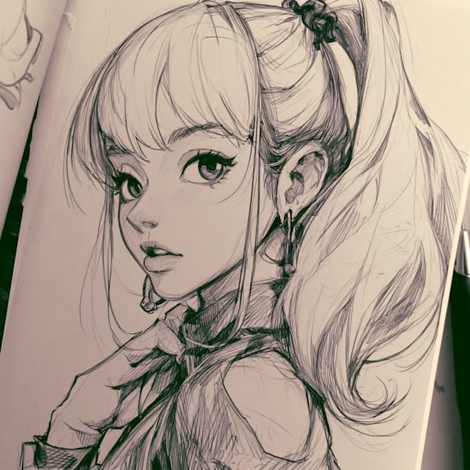 draw commission into anime or manga style art