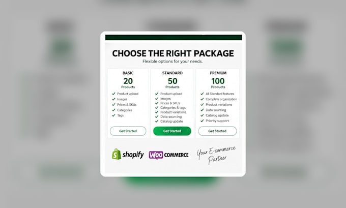 upload products to shopify or woocommerce