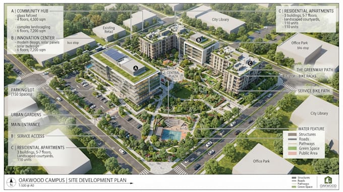 create professional isometric maps and 3d site plans