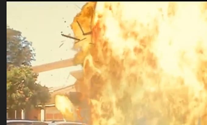 create vfx fire explosion effects, vfx compositing, horror effect, smoke effect,