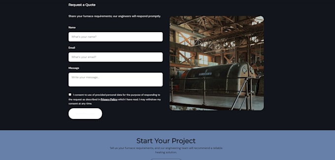 build a professional b2b product company business website