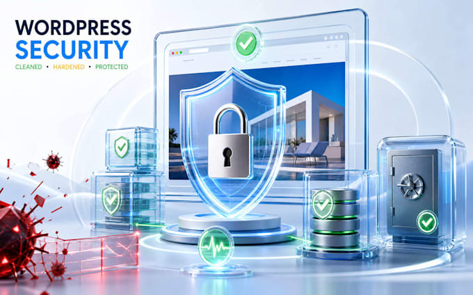 fix hacked wordpress, remove malware, virus cleanup and secure website