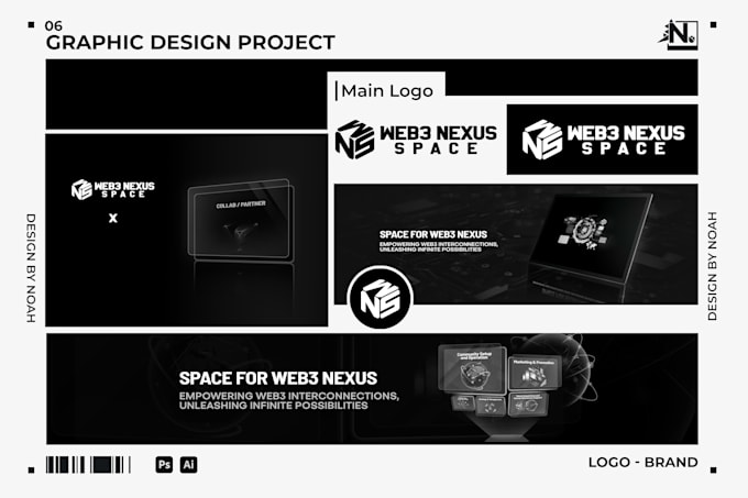 design a modern logo and brand identity kit