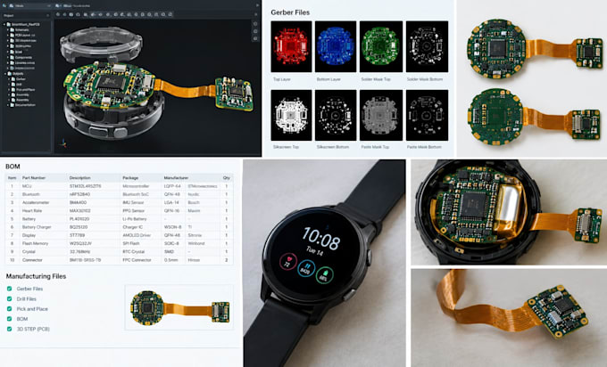 design flex pcb and rigid flex pcb for wearable devices
