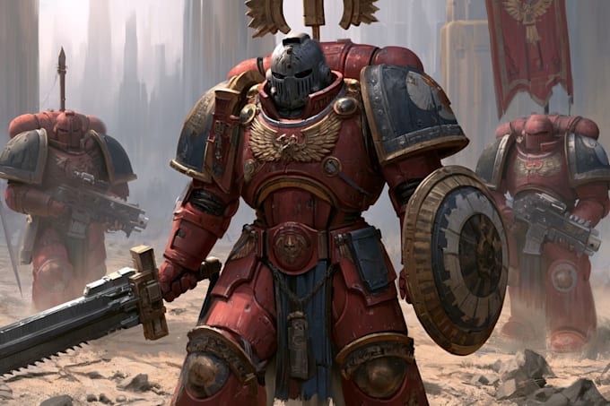 design warhammer 40k character