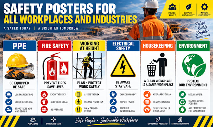design customized health and safety posters