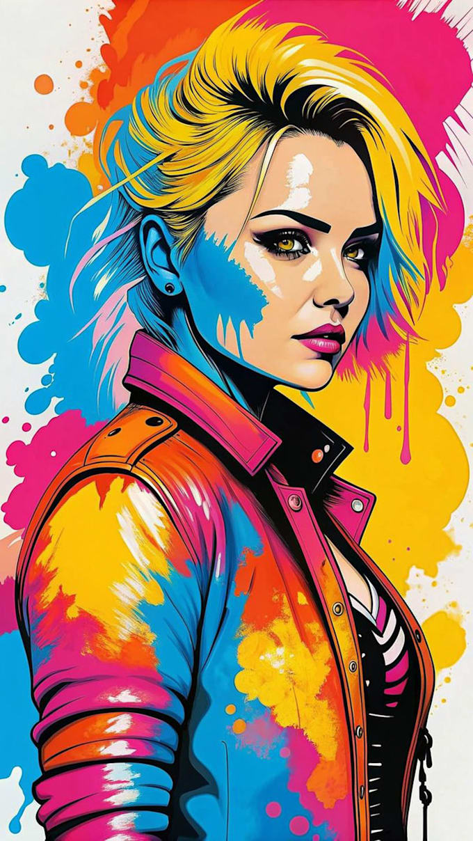 high quality you into professional pop art artwork