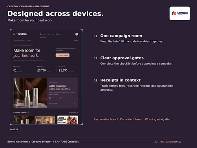 build a responsive web app or saas interface prototype