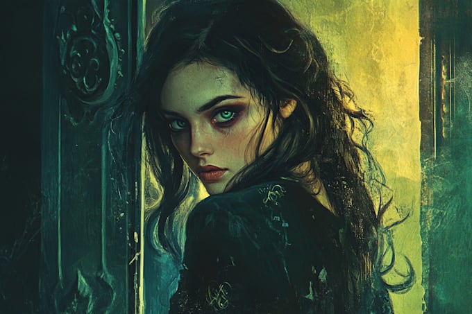 draw a creepy horror character or monster illustration