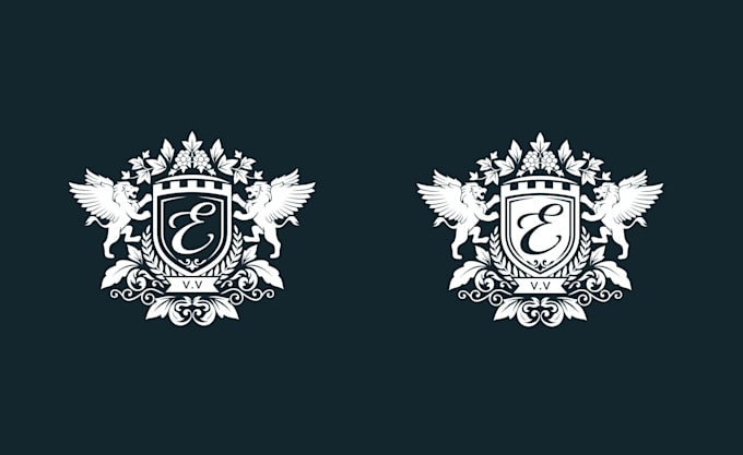 design unique coat of arms logo