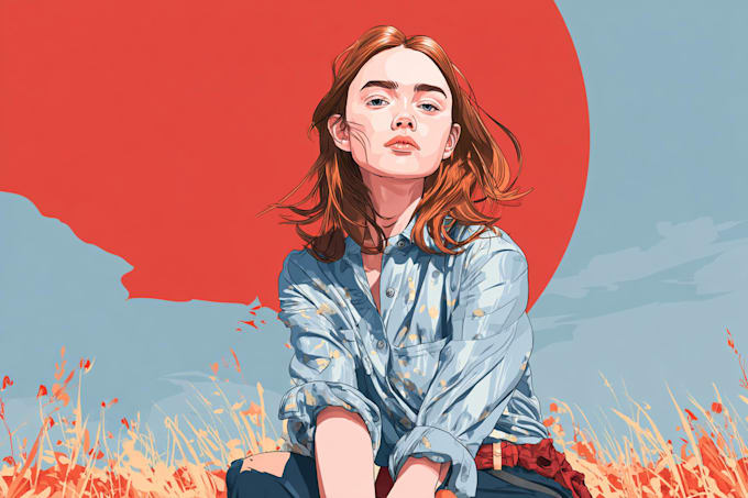 a digital illustrations for anything