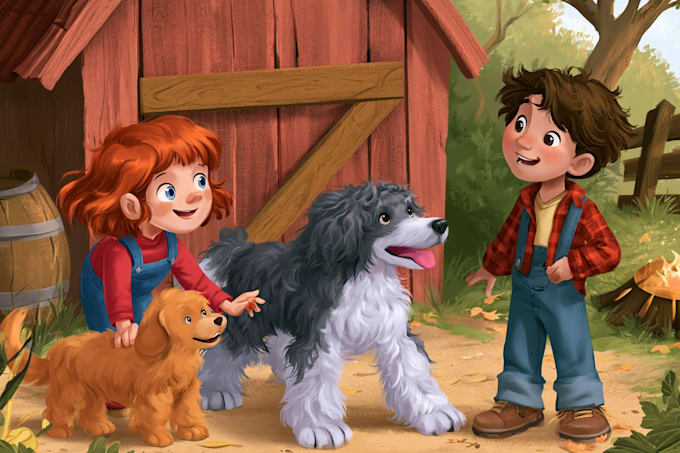 draw children book illustrations