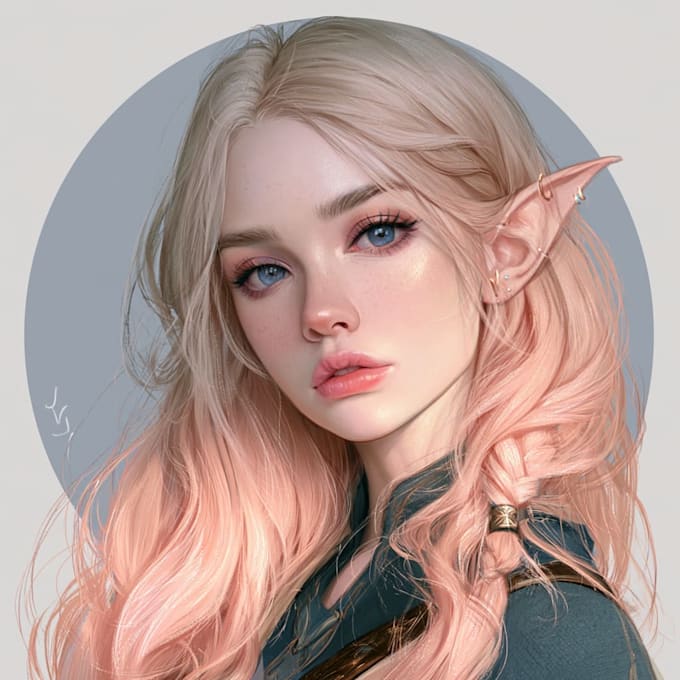 draw anime, realistic portrait or dnd character