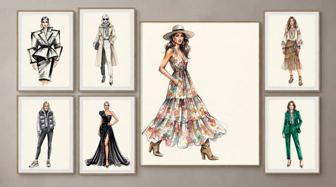 do fashion design illustrations