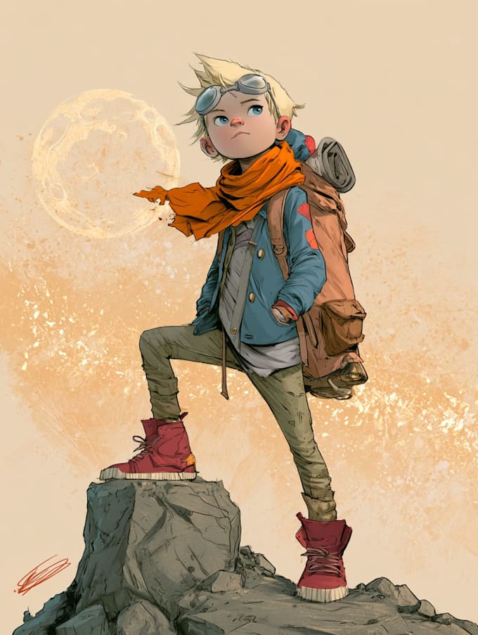 draw in shonen manga style