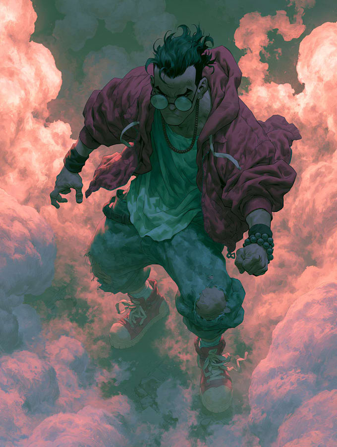 draw you a dc or marvel style comic superhero or villain character