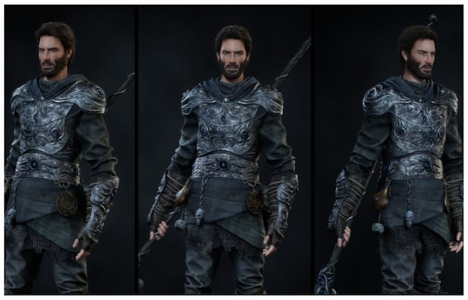 create 3d realistic metahuman game character unreal engine 5, character rigging